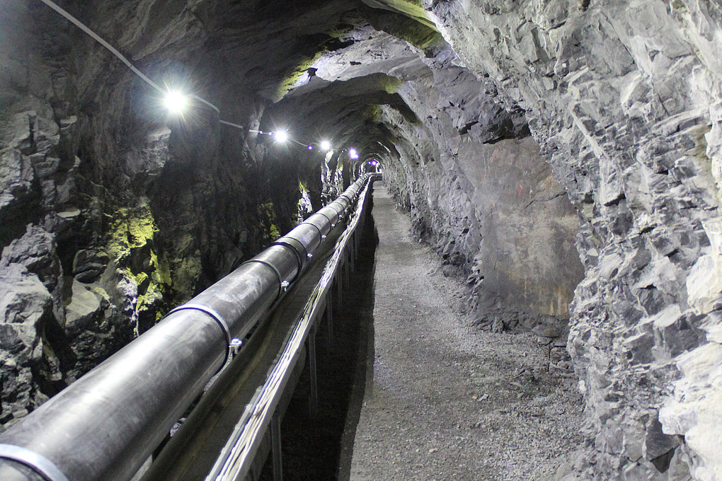 Conduttura per acqua termale a Bad Ragaz