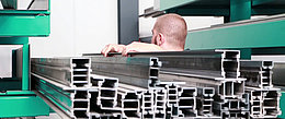 Jansen AG - Storage, handling and processing of Jansen steel or stainless steel profiles