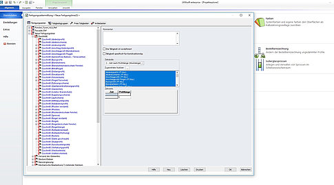 Jansen AG - Janisoft Fabrication time calculation (optional – aluminium) 