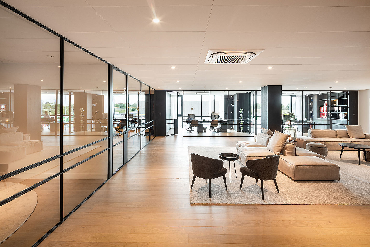 Jansen Art'15 Slim steel profile system for interior doors and walls