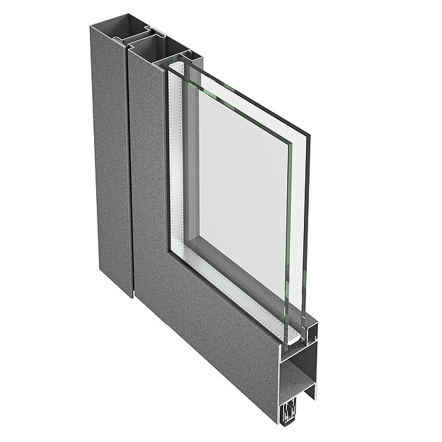 Jansen AG - Jansen Economy 50 steel and stainless door 