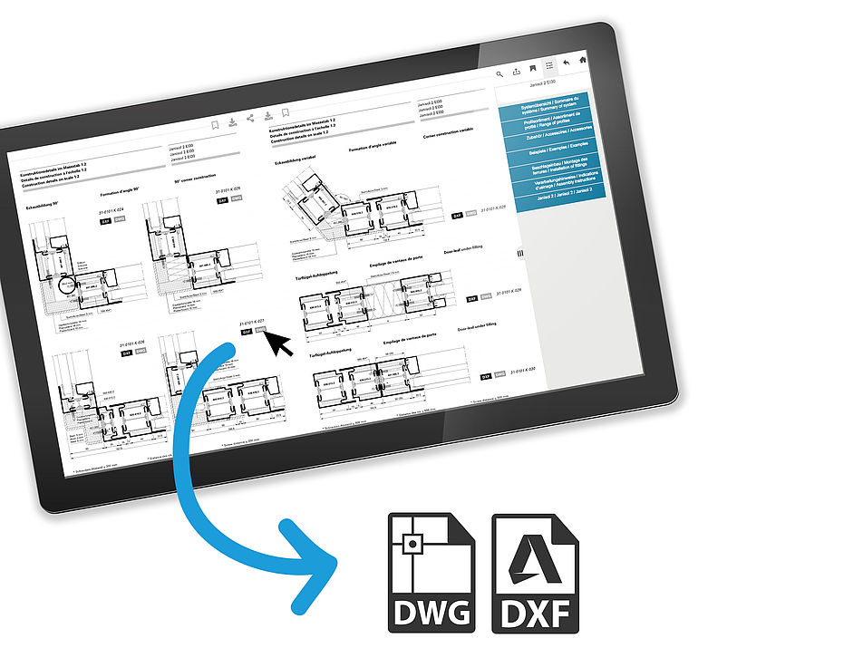 Direkter DXF / DWG Download Docu Center Direkter DXF / DWG Download Docu Center