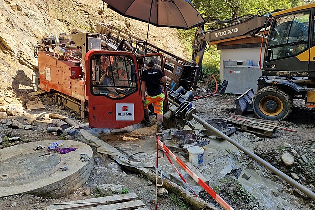 Erneuerung einer Trinkwasserleitung - Jansen AG