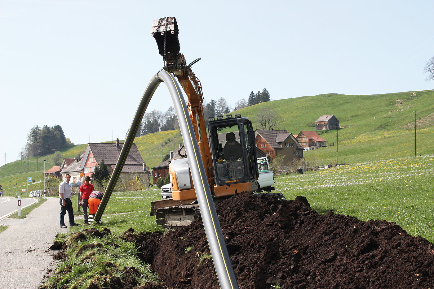 Conduttura del metano fra Altstätten e Appenzell Conduttura del metano fra Altstätten e Appenzell