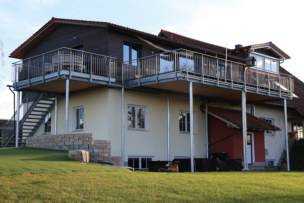 Collecteur enterré maison unifamiliale