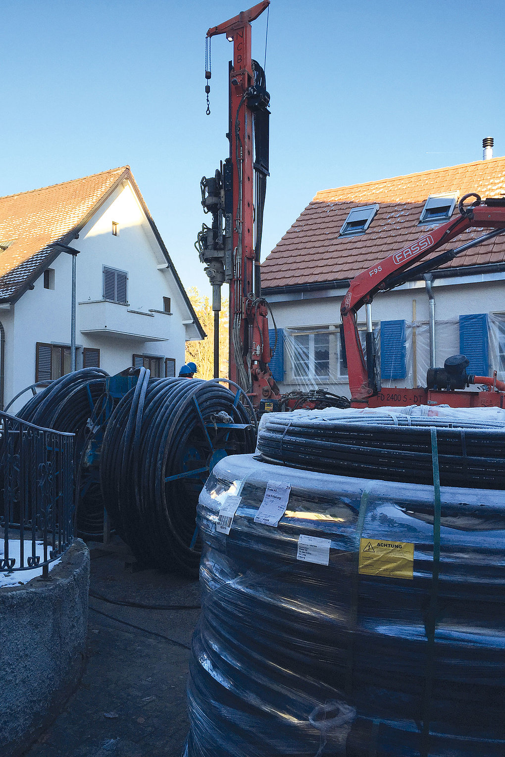 Erdwärme erfolgreich mit JANSEN hipress