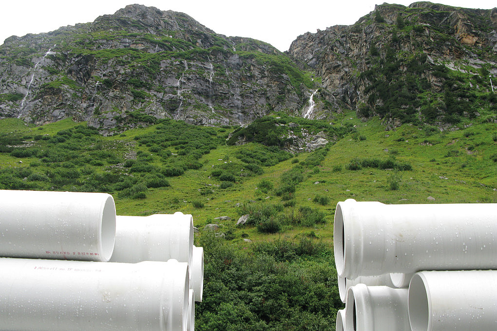 Conduits de câbles haute température Obervermuntwerk II