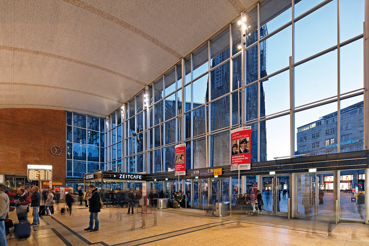 Cologne Train Station steel systems references Jansen AG Jansen