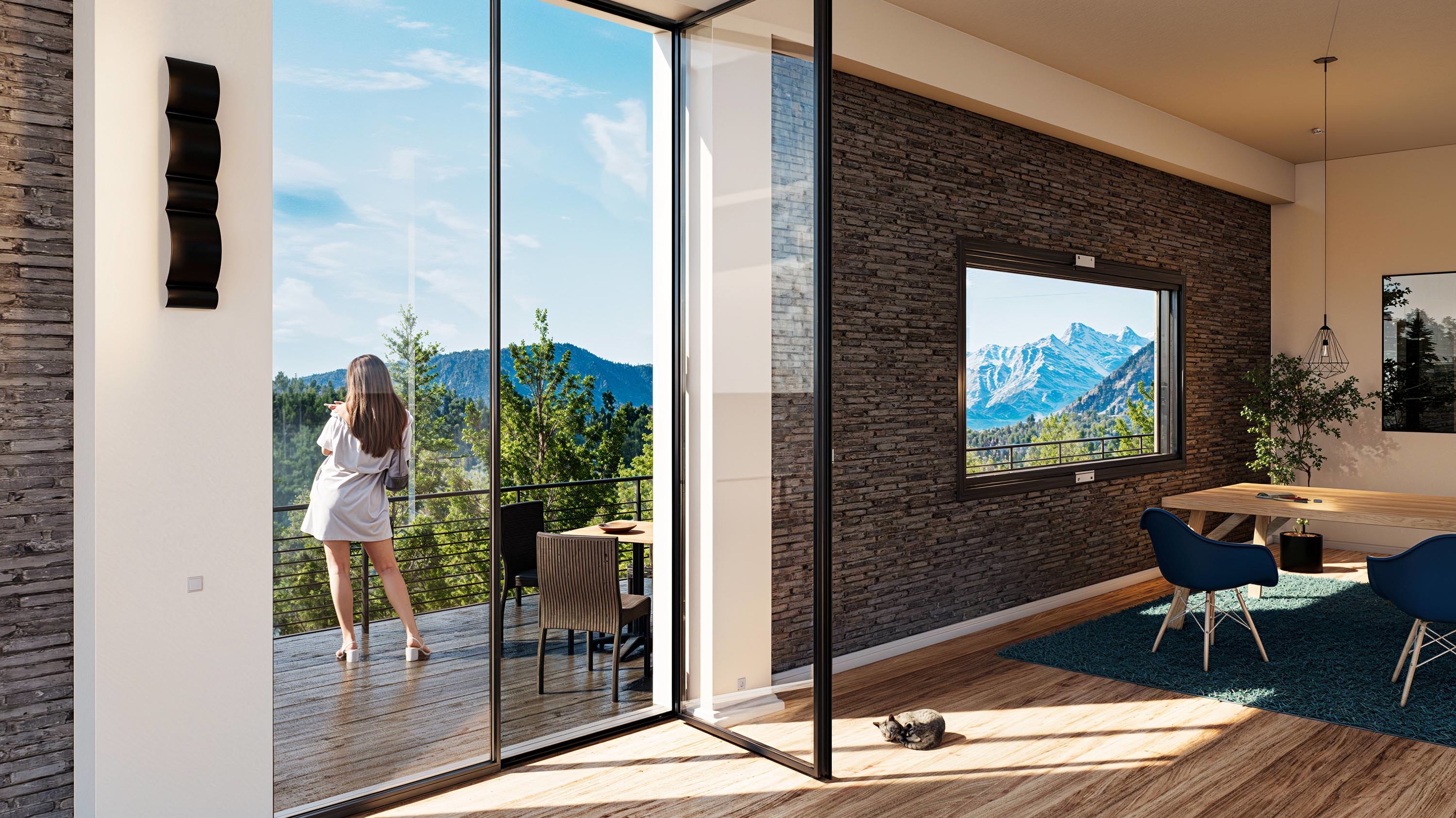 Jansen AG - Oversized side-hung windows - Janisol Arte 66 Plus
