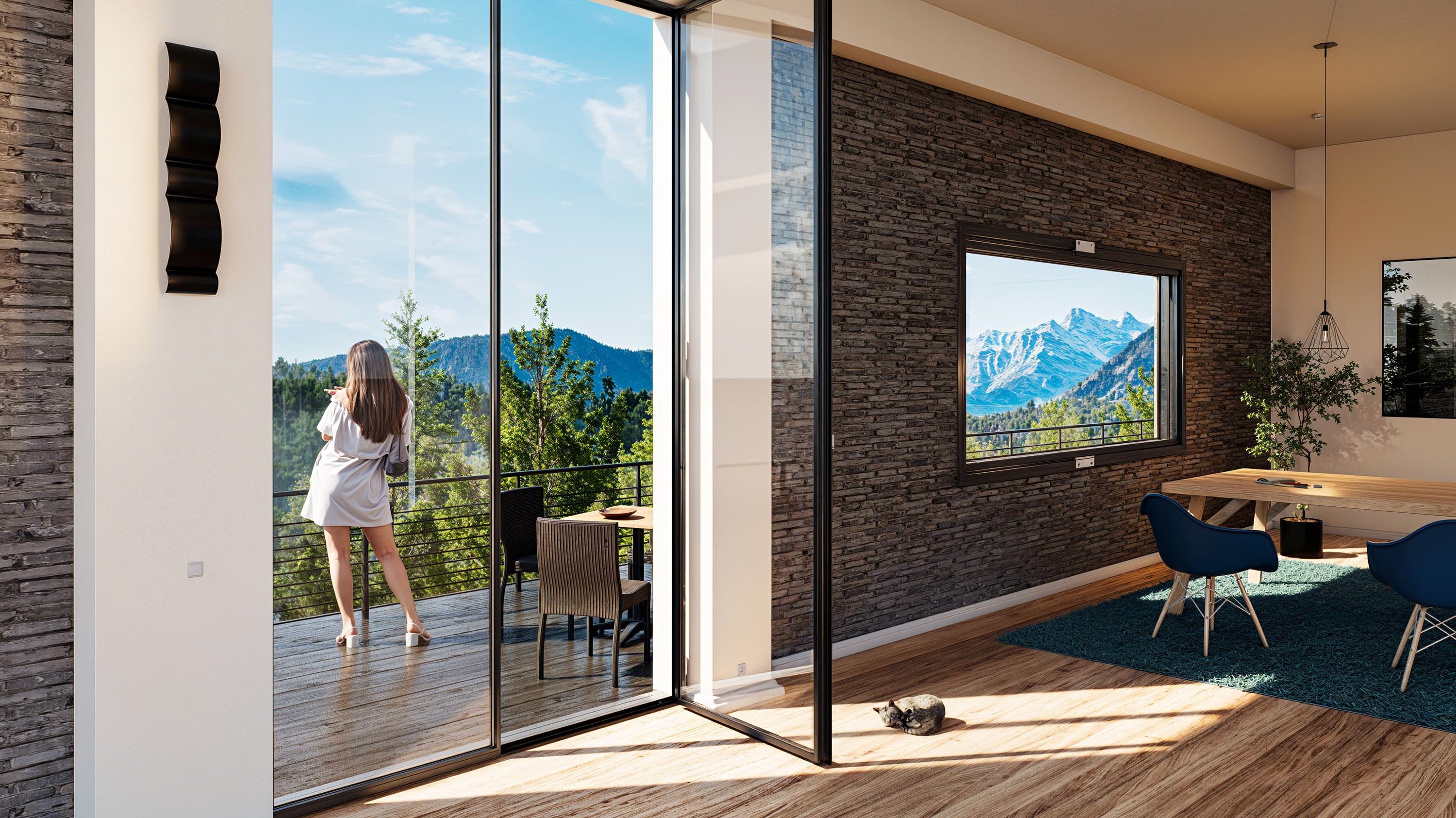 Jansen AG - Oversized draairaam - Janisol Arte 66 Plus