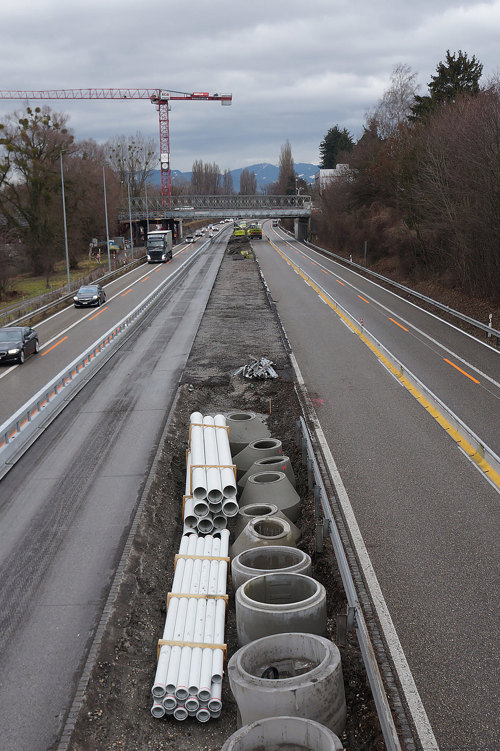 Sanierung der Autobahn A1