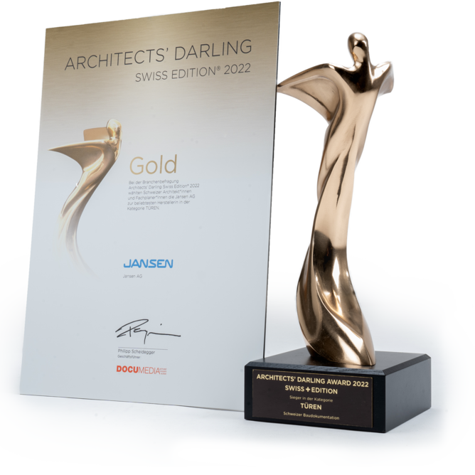 Architects' Darling Award Swiss Edition – Jansen