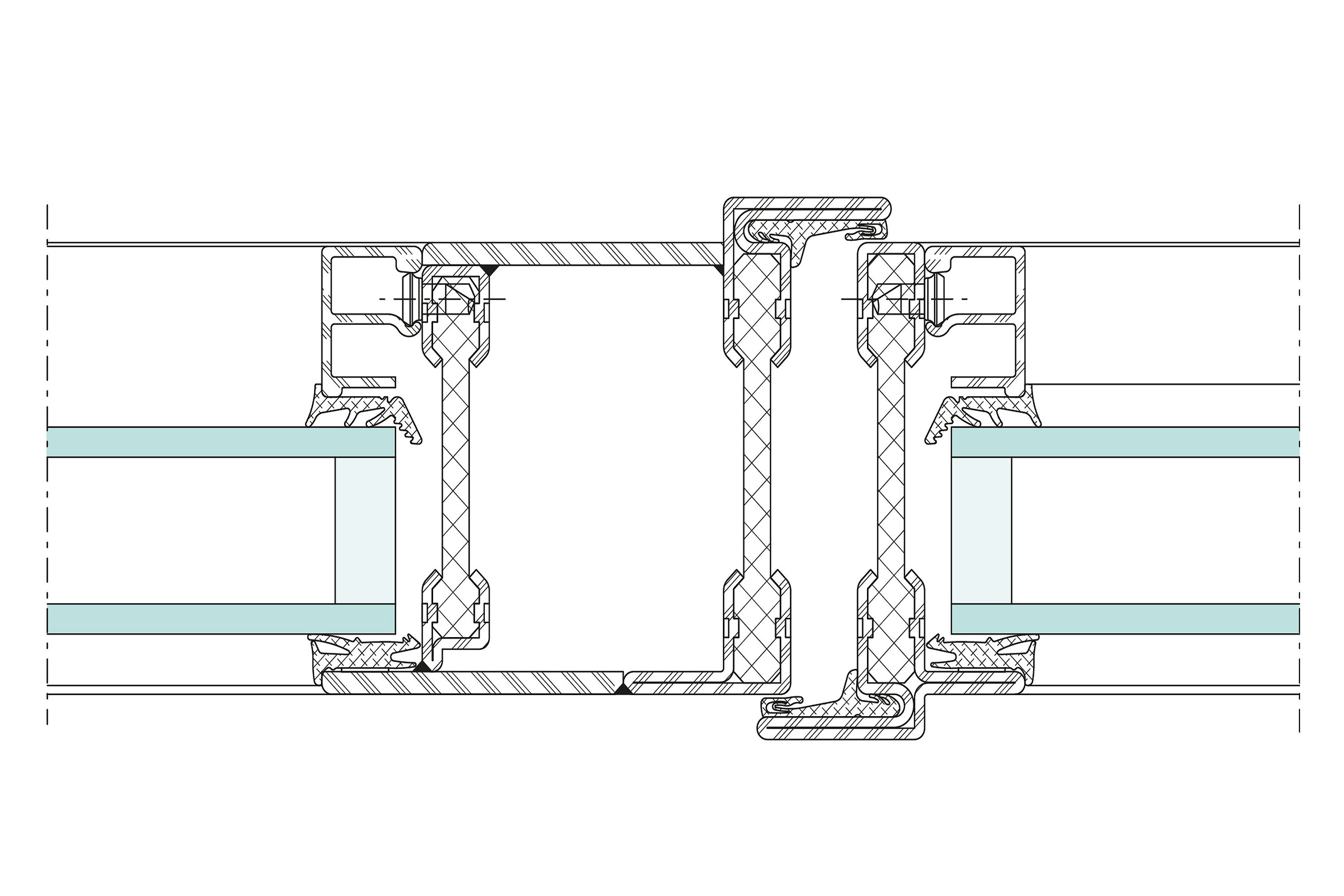 Janisol Arte 2.0 door detailed section