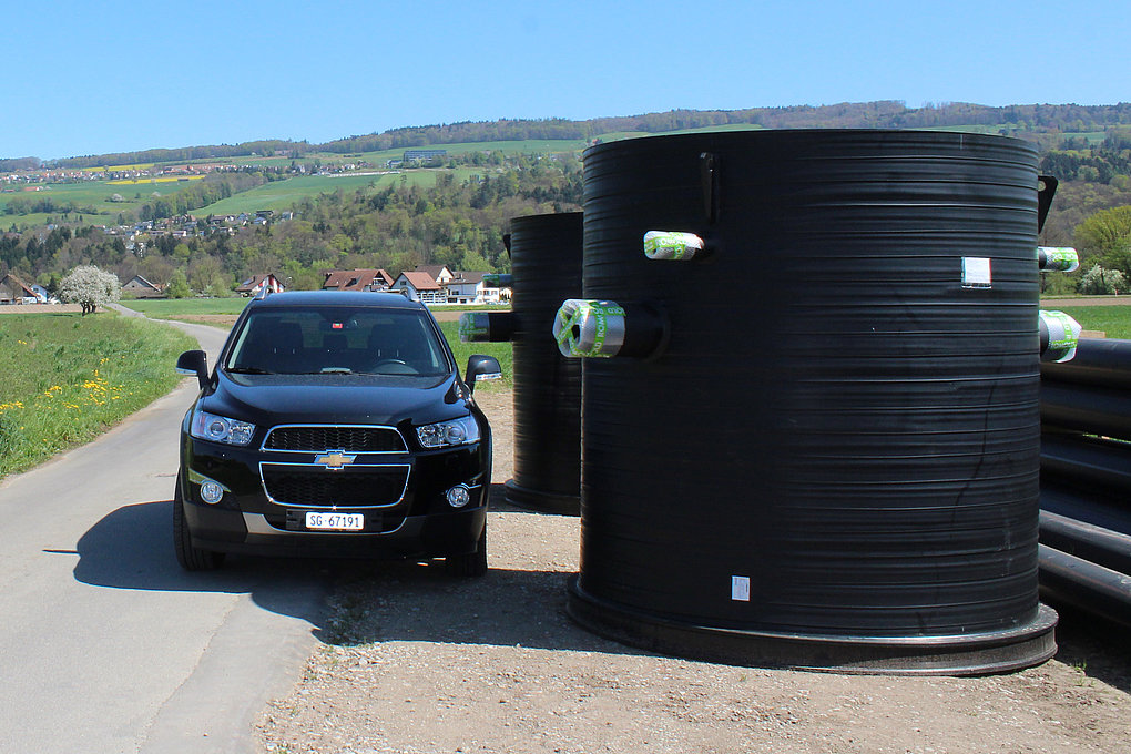 Installation de traitement des eaux usées région Stetten