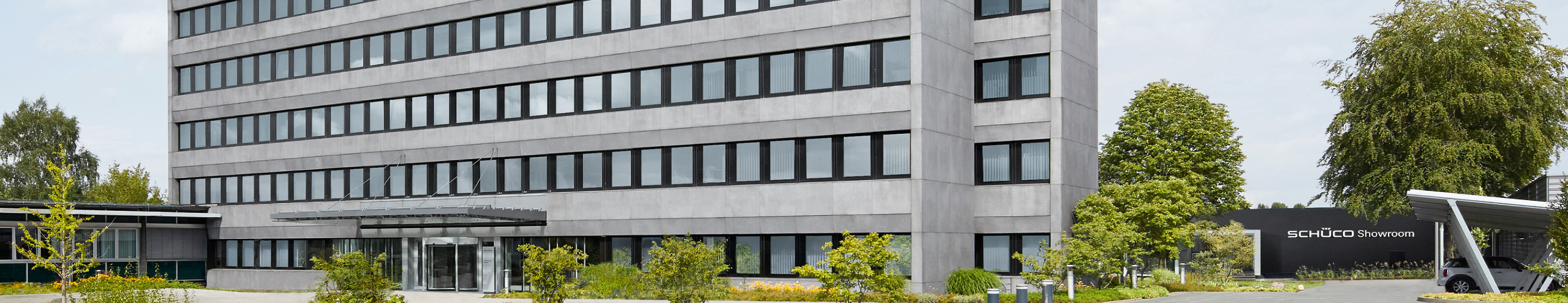 Jansen AG - Header Schüco Hauptzentrale