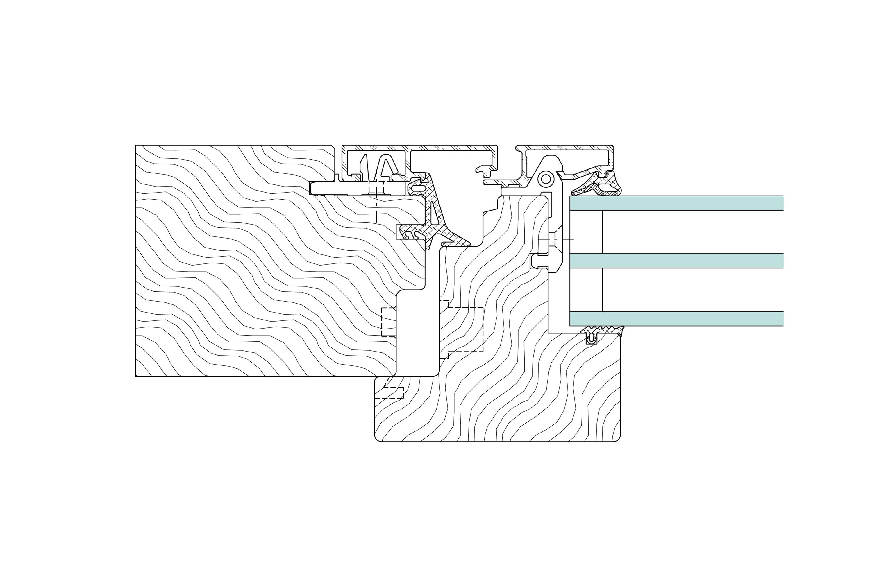 Jansen AG - Detailschnitt Jansen CONNEX Cube