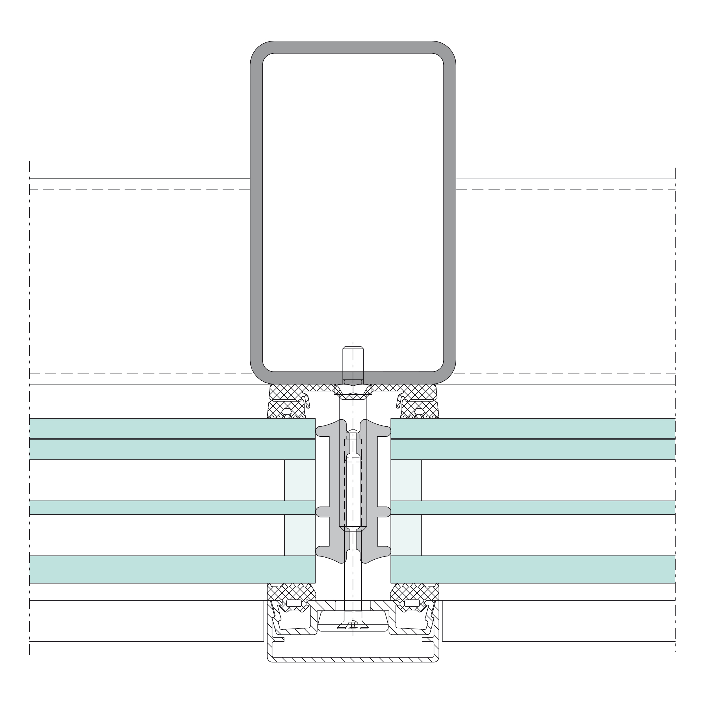 Jansen AG - Detailschnitt VISS Basic Fassade