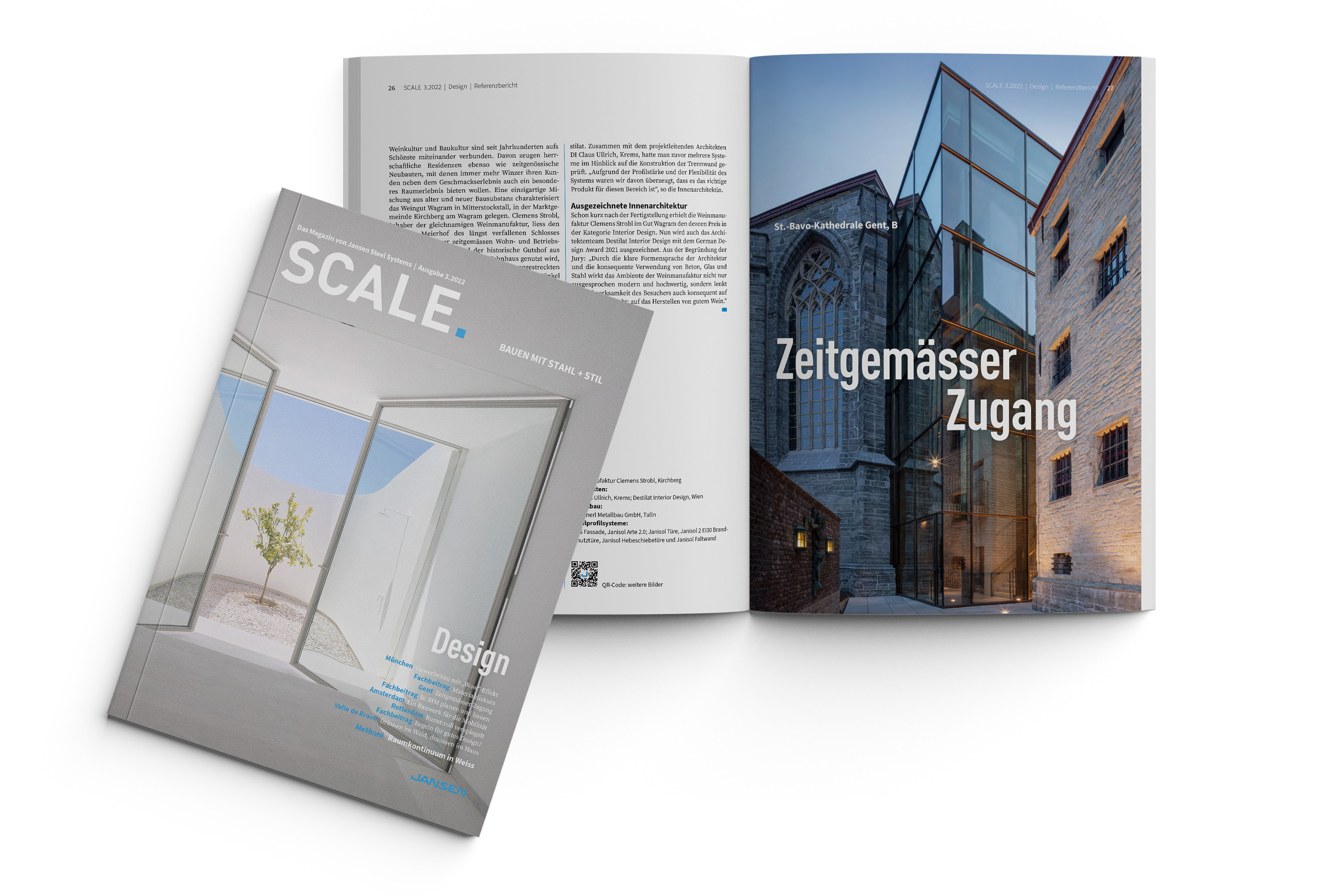 SCALE Magazin über Design und Architektur von Jansen