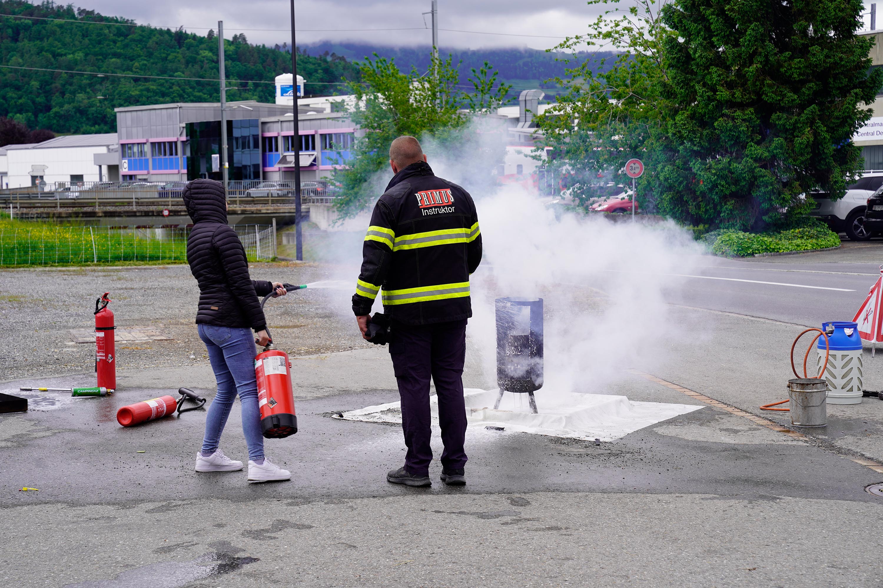 Jansen Praxtische Übung mit Ölbrand