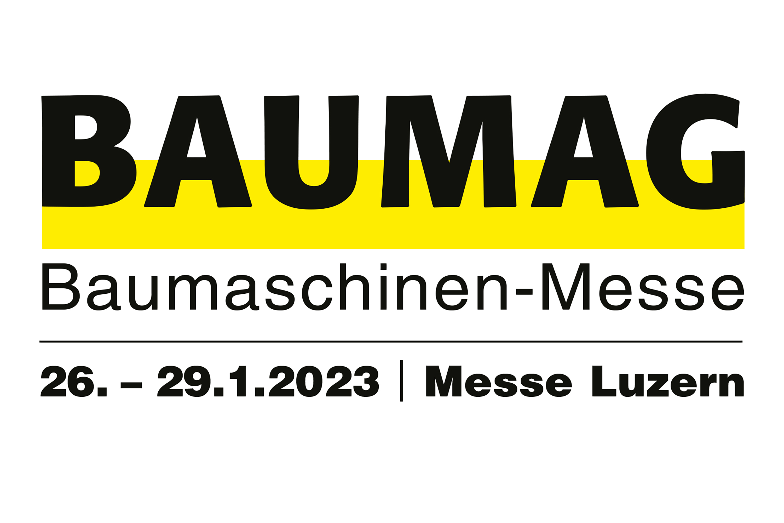 Baumag Baumaschinen Messe Luzern 2023