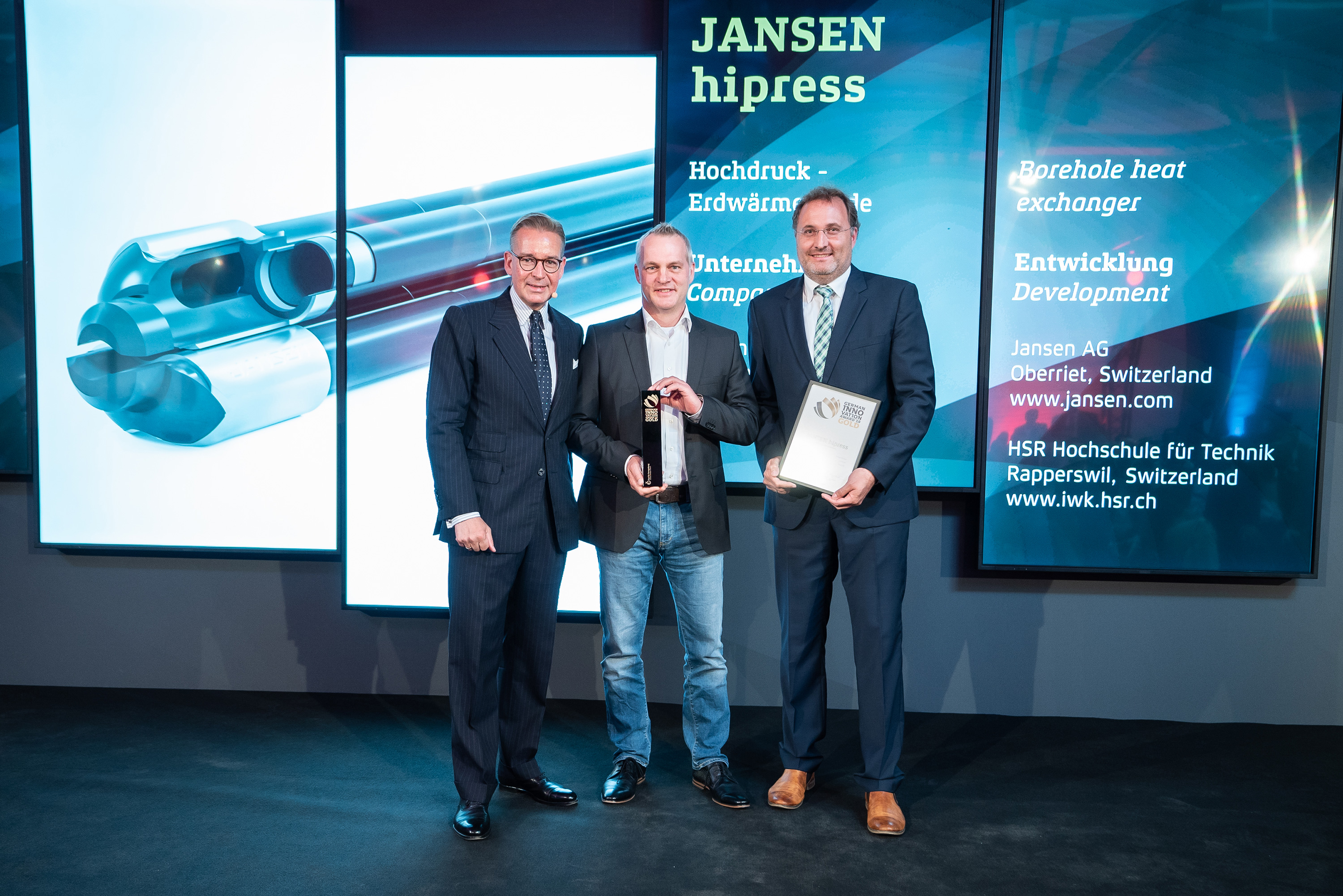 Jansen Jansen AG - Jansen gewinnt den German Innovation Award